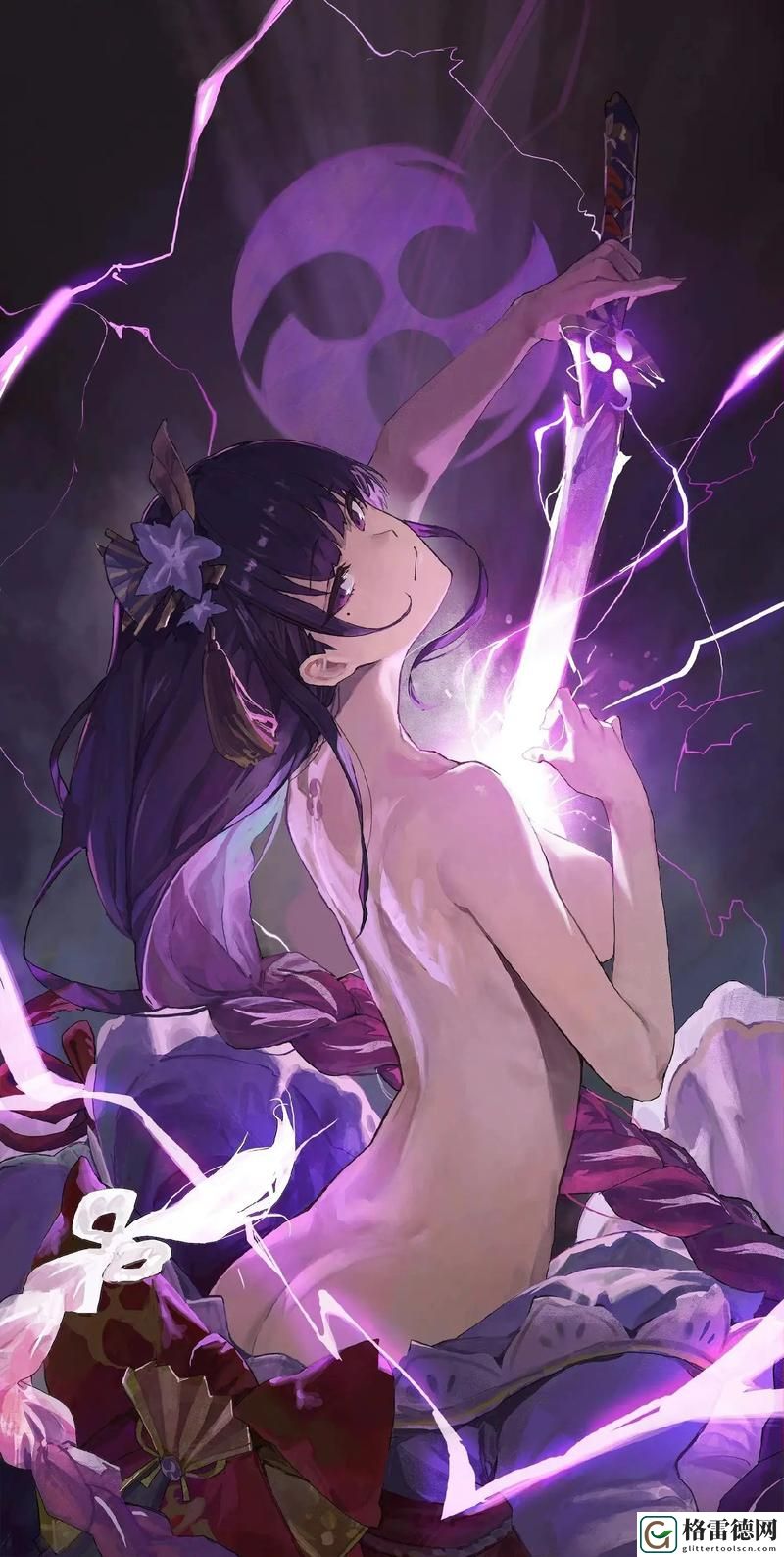  雷电将军被乳液狂飙：奇幻世界的奇遇
