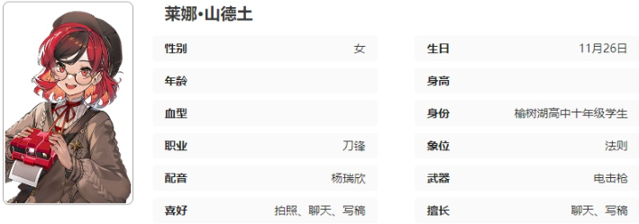 异象回声莱娜山德土技能具体解析