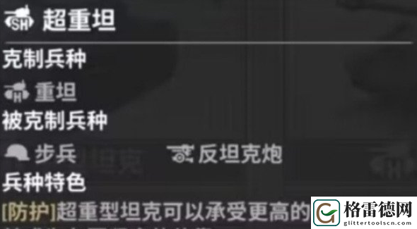 战火勋章强权阵营详细属性一览