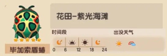 心动小镇毕加索盾蝽捕捉位置具体解析