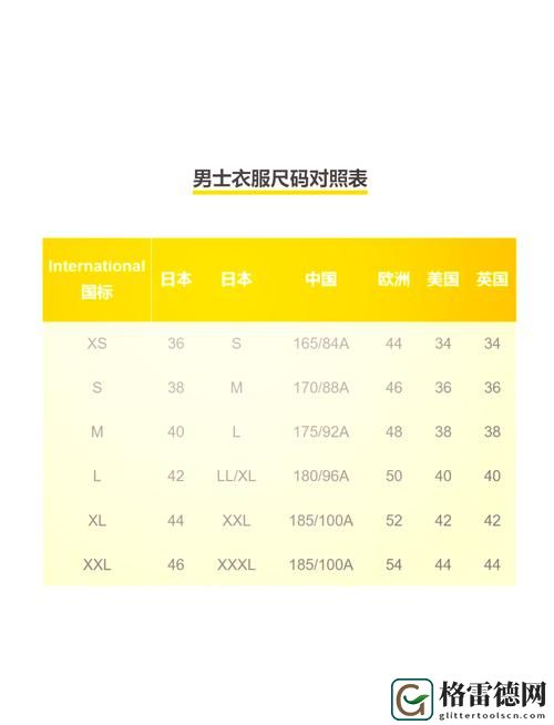  理解欧美尺码日本尺码专线美国的奥秘