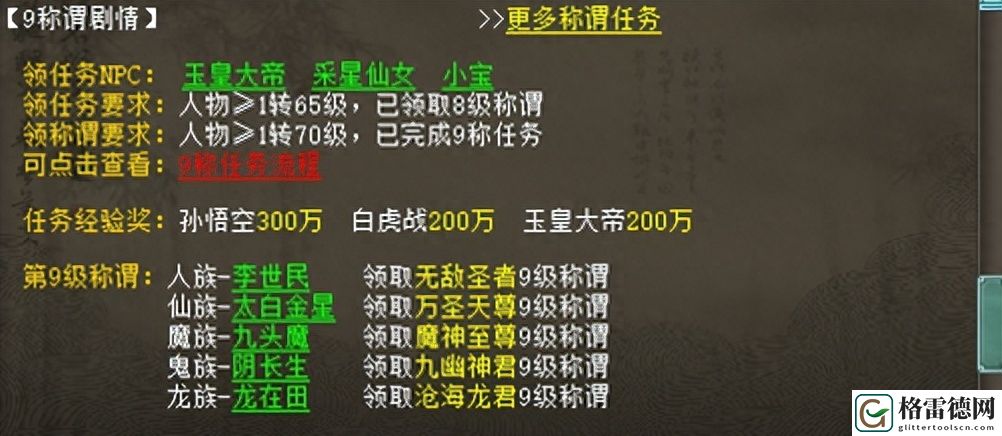 大话西游2新区剧情称谓现状介绍
