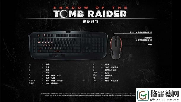 古墓丽影按键功能全收集