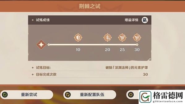 原神荆棘与勋冠第5关满分过关技巧一览