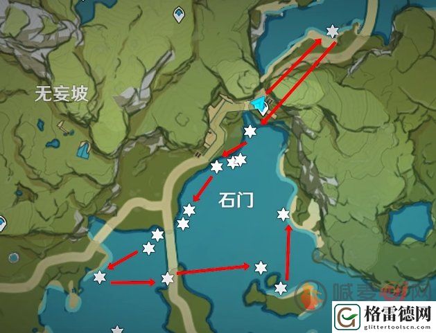 原神马尾在哪里采集 原神马尾采集路线2024一览