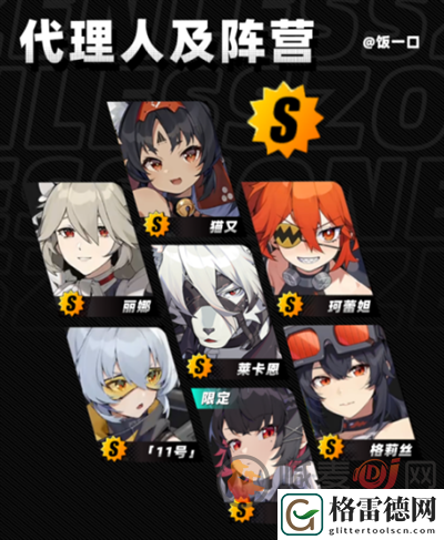 绝区零角色都有哪些 绝区零代理人信息及阵营一览