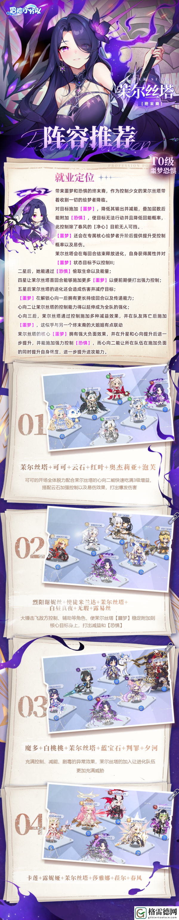 冒险小分队茉尔丝塔阵容搭配推荐一览