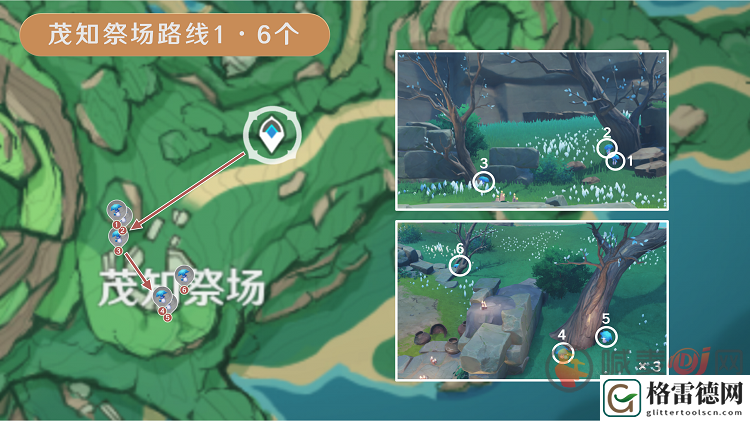 原神幽灯蕈在地图哪个位置 原神幽灯蕈分布图和采集路线介绍