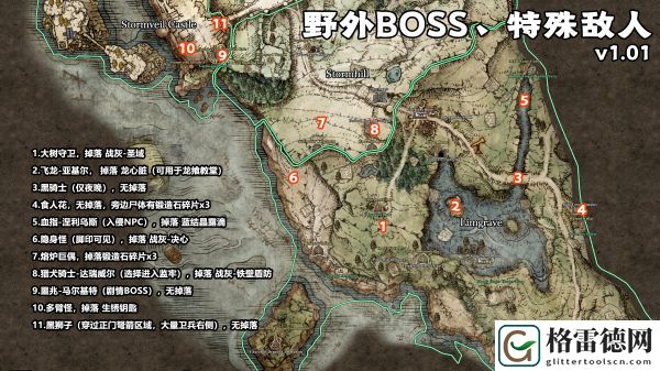 艾尔登法环测试版收集品位置在哪 艾尔登法环测试版全收集攻略