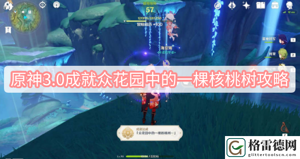 原神3.0成就众花园中的一棵核桃树攻略 原神3.0成就众花园中的一棵核桃树图文攻略